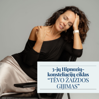 „TĖVO ŽAIZDOS GIJIMAS“: Pilnas emocinis „Reset“ (3 transformacinių hipnozių - konsteliacijų rinkinys)